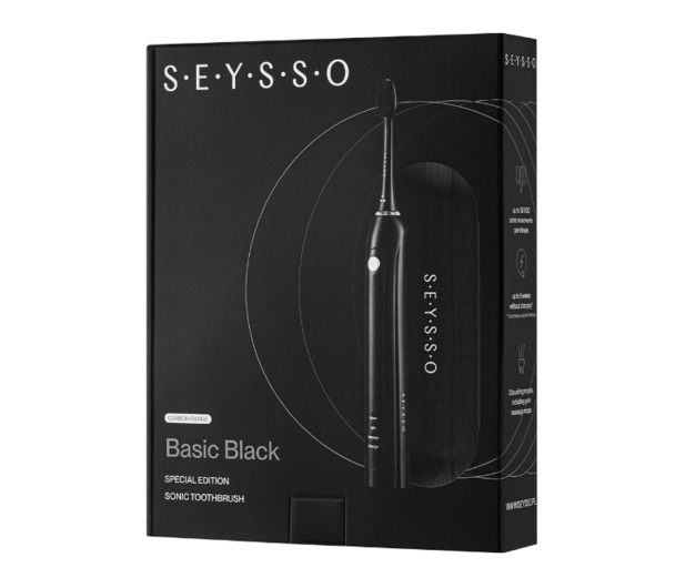 Seysso Szczoteczka soniczna Carbon Basic Black + etui + końcówka - 1226188 - zdjęcie 5